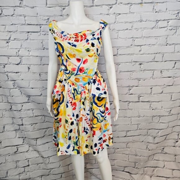 Vivienne Westwood Anglomania Patterned Dress - Picture 1 of 7